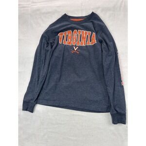 Virginia Cavaliers UVA Long Sleeve T-Shirt Heather Grey Youth Large NCAA